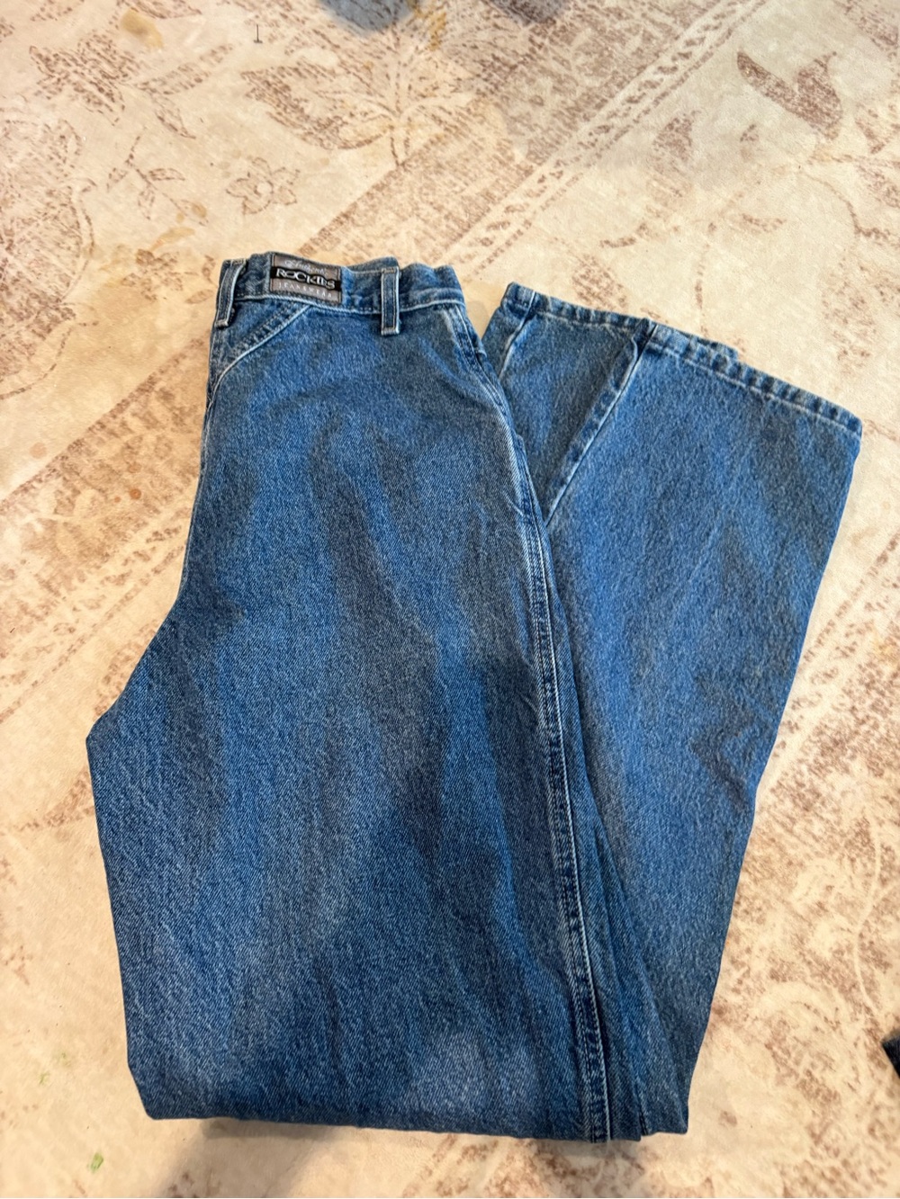 Rockies Women's Straight Leg Dark Blue Denim Jeans